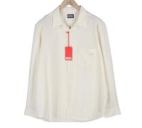 Diesel S-WOOLY Camicia Uomo XL Lana Blend Abbottonato Borsa Eingekerbt