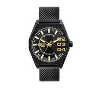 Diesel Scraper orologio da uomo, movimento al quarzo con cinturino in silicone, acciaio inossidabile o pelle