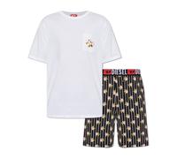 Diesel - Set-Raul-D-Core Pigiama Due Pezzi - - Nightwear & Lounge - Uomo - Bianco - S
