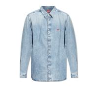Diesel, ,Shirts ,Uomo ,Blu ,2XL Camicia di Jeans D-Simply
