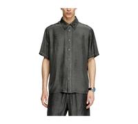 Diesel, ,Shirts ,Uomo ,Grigio ,L S-leon-short Camicia Manica Corta
