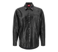 Diesel, ,Shirts ,Uomo ,Nero ,L S-Simply-Qmbu Shirt
