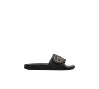 Diesel, ,Shoes ,Donna ,Nero ,41 EU Sa-Bloop Strap Slides