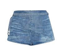 Diesel - Shorts in denim satinato - - Shorts - Donna - Blu - W26