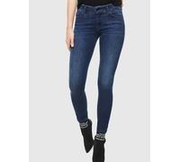 Diesel Slandy 0890K W31 L32 Jeans Donna Stretch Super Slim Fit Blu Scuro