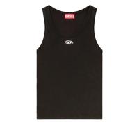 Diesel, ,Tops ,Donna ,Nero ,S Oval D Ribbed Tank Top