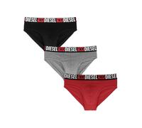 DIESEL Slip 'Andre' grigio / rosso / nero / bianco Uomo DIESEL S grigio / rosso / nero / bianco