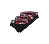 Diesel Umbr-andrethreepack Slip, Nero, S (Paco da 3) Uomo