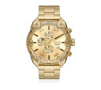 Diesel Orologio Analogico al Quarzo Uomo con Cinturino in Acciaio Inossidabile DZ4608, Tono Oro