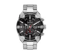 Diesel Spiked Uomo Orologio 49MM in acciaio inossidabile color argento, DZ4709