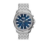 Diesel Stinger Uomo Orologio 46MM in acciaio inossidabile color argento, DZ4706