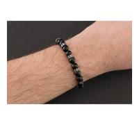 Diesel Braccialetto a sfere da uomo con ornamenti in acciaio DX1163040