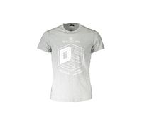 Diesel SW7X T-Diego T-Shirt Maniche Corte Uomo Grigio 912