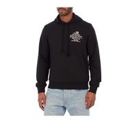 Diesel, ,Sweatshirts & Hoodies ,Uomo ,Nero ,M Felpa moderna con design testuale