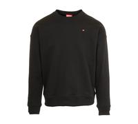 Diesel, ,Sweatshirts & Hoodies ,Uomo ,Nero ,M Maglione Nero con Logo Microdiv