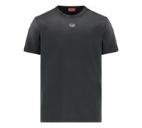 Diesel - T-Adjust-T1 T-shirt girocollo in cotone - - Tops - Uomo - Nero - S