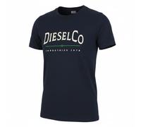 Diesel T-Diego-Boss T-Shirt Uomo L Blu Tricot Collo Rotondo Manica Corta
