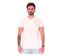 Diesel - T-Diego T-Shirt Tono su Tono - - Tops - Uomo - Bianco - S