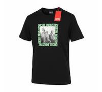 DIESEL T-Diegor-HS2 Maglione Uomo L Nero Manica Corta Collo A Giro