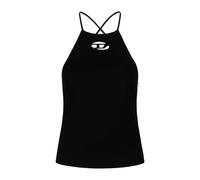 Diesel - T-Elma Halterneck Top - - Tops - Donna - Nero - 2XS