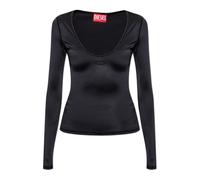 Diesel - T-Elphin-Ls Top - - Tops - Donna - Nero - XS