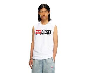 Diesel T-ISCO-DIV Tank Top T-Shirt, Bianco Brillante, M Uomo