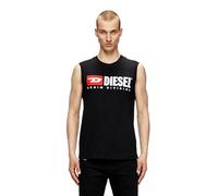 Diesel T-ISCO-DIV Tank Top T-Shirt, Nero, Nero, Nero, XS Uomo