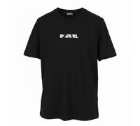 DIESEL T-Just 250231 Off T-Shirt Uomo L Manica Corta Girocollo Cotone Nero