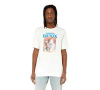 Diesel T-just-g4, T-Shirt Uomo, Marrone (Crema), L