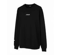 DIESEL T-Just-LS-Slits-B53 Maglietta Uomo L Nera Pullover Collo A Giro