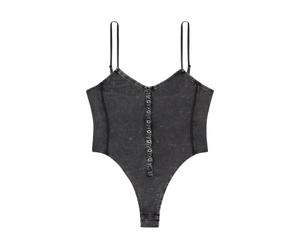 Diesel - T-Ley Body a Costine con Bottoni - - Tops - Donna - Nero - M