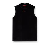 Diesel - T-Mokky Mock Neck Tank Top - - Tops - Donna - Nero - S