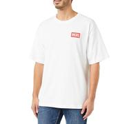 Diesel T-NLABEL-L1 T-Shirt, Bright White, XL Uomo