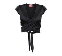 Diesel - T Reno Crop Top - - Tops - Donna - Nero - M