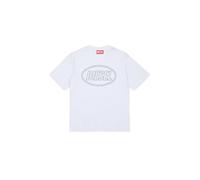 Diesel T-Shirt Bianca con Logo Nero sul Petto (IT, età, 14 Anni, Regular, Bambino, Bianco)