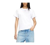Diesel - T-shirt con dettaglio cut-out Oval D - - Tops - Donna - Bianco - M