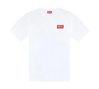 Diesel - T-shirt con patch logo - - Tops - Uomo - Bianco - L