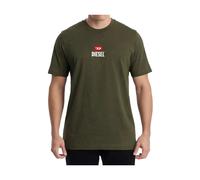 Diesel - T-Shirt Girocollo - - Tops - Uomo - Verde - M