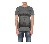 DIESEL T-Shirt Manica Corta 0TAMJ Antracite XL