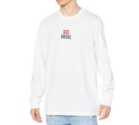 Diesel T-Shirt Manica Lunga Bianca Uomo Small Bianca XL, bianco, XL
