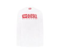 Diesel T-shirt manica lunga Tdrops bianco