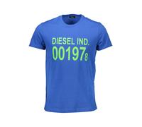 Diesel - Urban Jungle Magliette in Cotone Blu - - Tops - Uomo - Blu - M