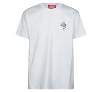 Diesel - T-Shirt Norm Dolphin - -Tops -Uomo -Bianco -S