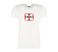 Diesel - T-shirt stampata girocollo - - Tops - Uomo - Bianco - M