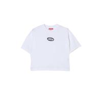 Diesel Kids J02428 Short Sleeve T-shirt Bianco 10 Years Bambini
