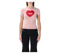 Diesel - T-Uncuties Heart TEE - - Tops - Donna - Rosa - S