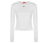Diesel - T-Uncutieslong-Ls-Od Cotton Sweater - - Tops - Donna - Bianco - M