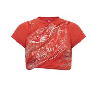 Diesel - T-Wincy Crop Top - - Tops - Donna - Rosso - XS