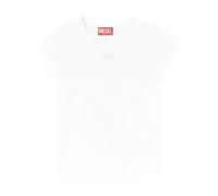 Diesel, ,Tops ,Donna ,Bianco ,S Cotton Logo T-shirt
