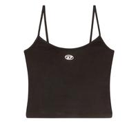 Diesel, ,Tops ,Donna ,Nero ,M Spaghetti Strap Cropped Top